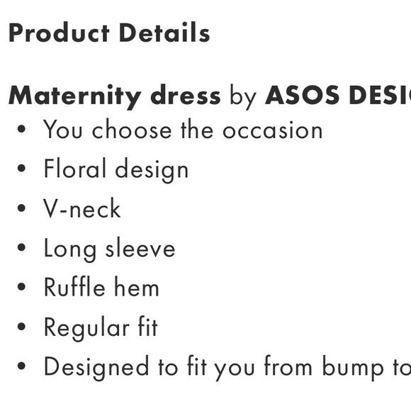 ASOS maternity dress - Picture 5 of 6